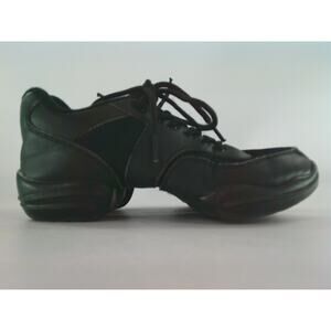 Pre-Owned Hip Hop Shoes Theatricals Youth 4M  Leather Lace Up Split Sole